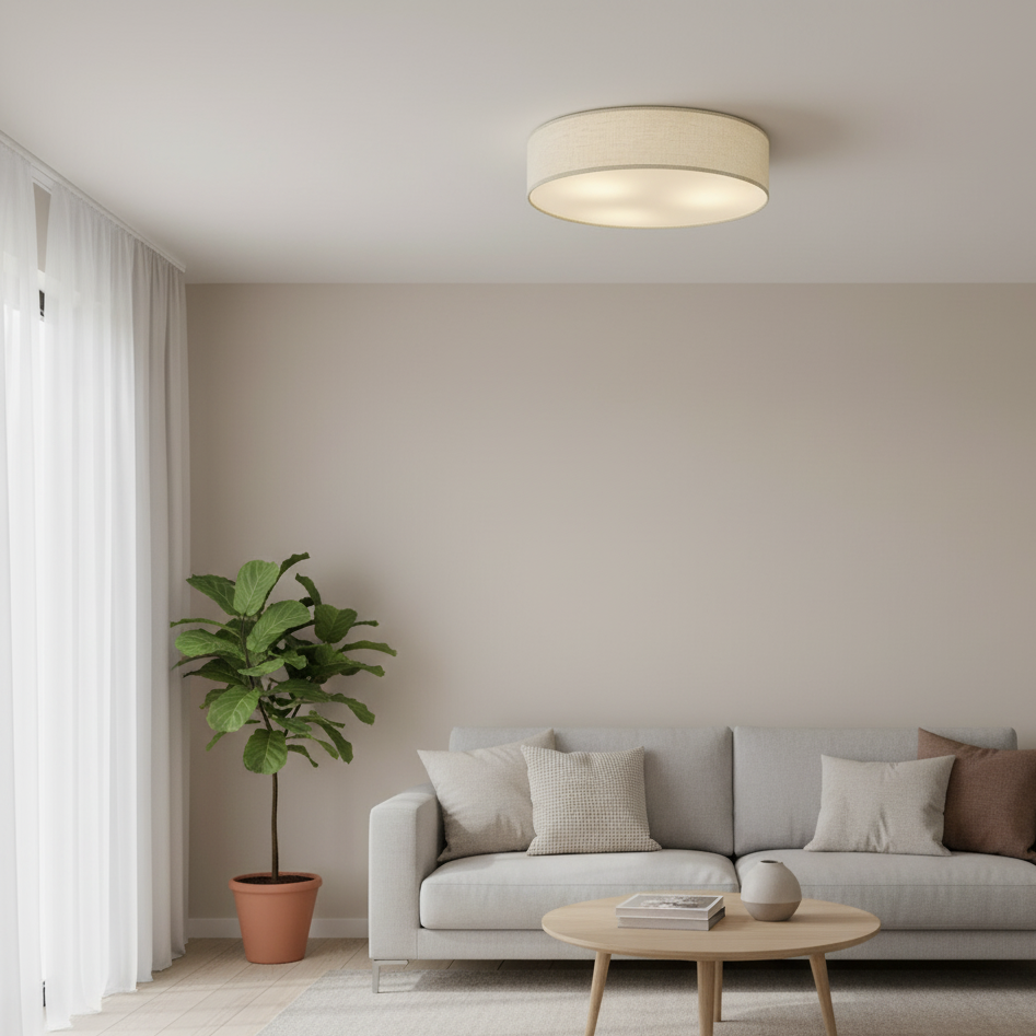 Ondra liten– Tidlös taklampa av Linne & polyester