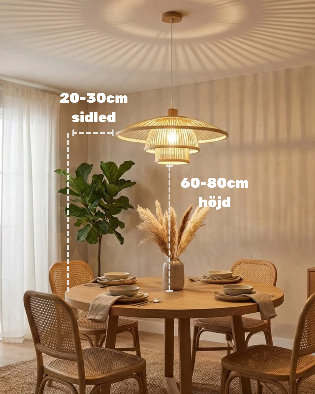 Taklampa över matbordet, tips och tricks