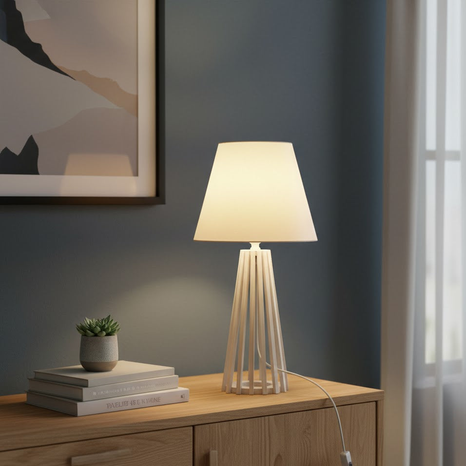 Aveline bordslampa - Urban charm med naturlig värme