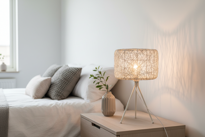 Evadne – Modern Loft-design med unik trådskärm