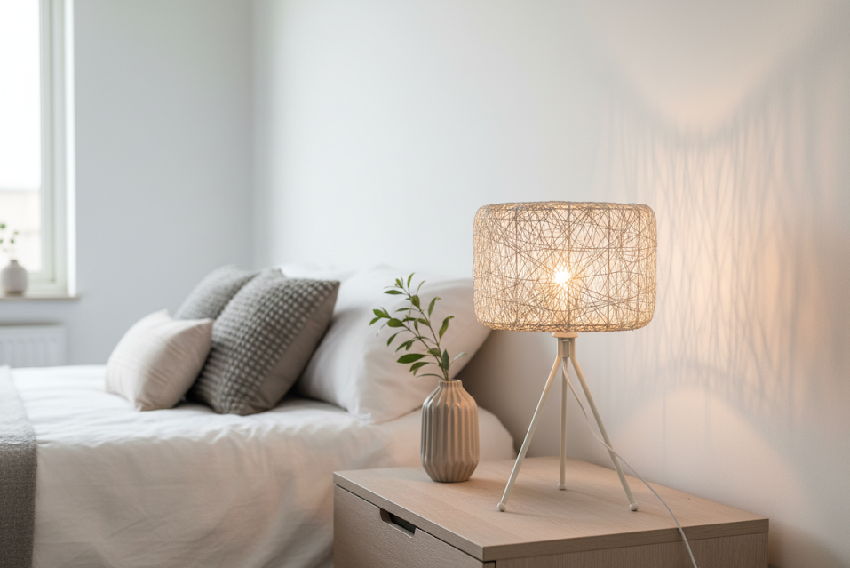 Evadne – Modern Loft-design med unik trådskärm