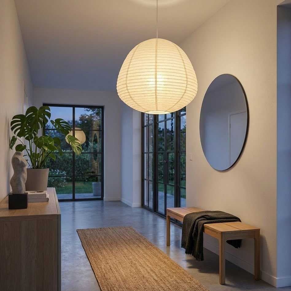 Selora - Taklampa med ett lugnande skimmer av jute