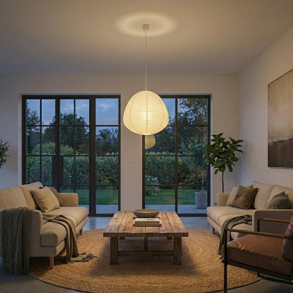 Selora - Taklampa med ett lugnande skimmer av jute