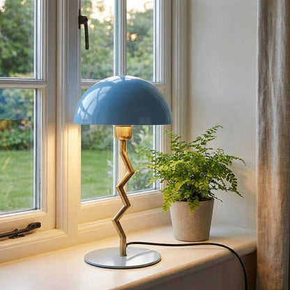Taranis – Lekfull bordslampa i blått och guld