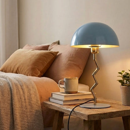 Taranis – Lekfull bordslampa i blått och guld