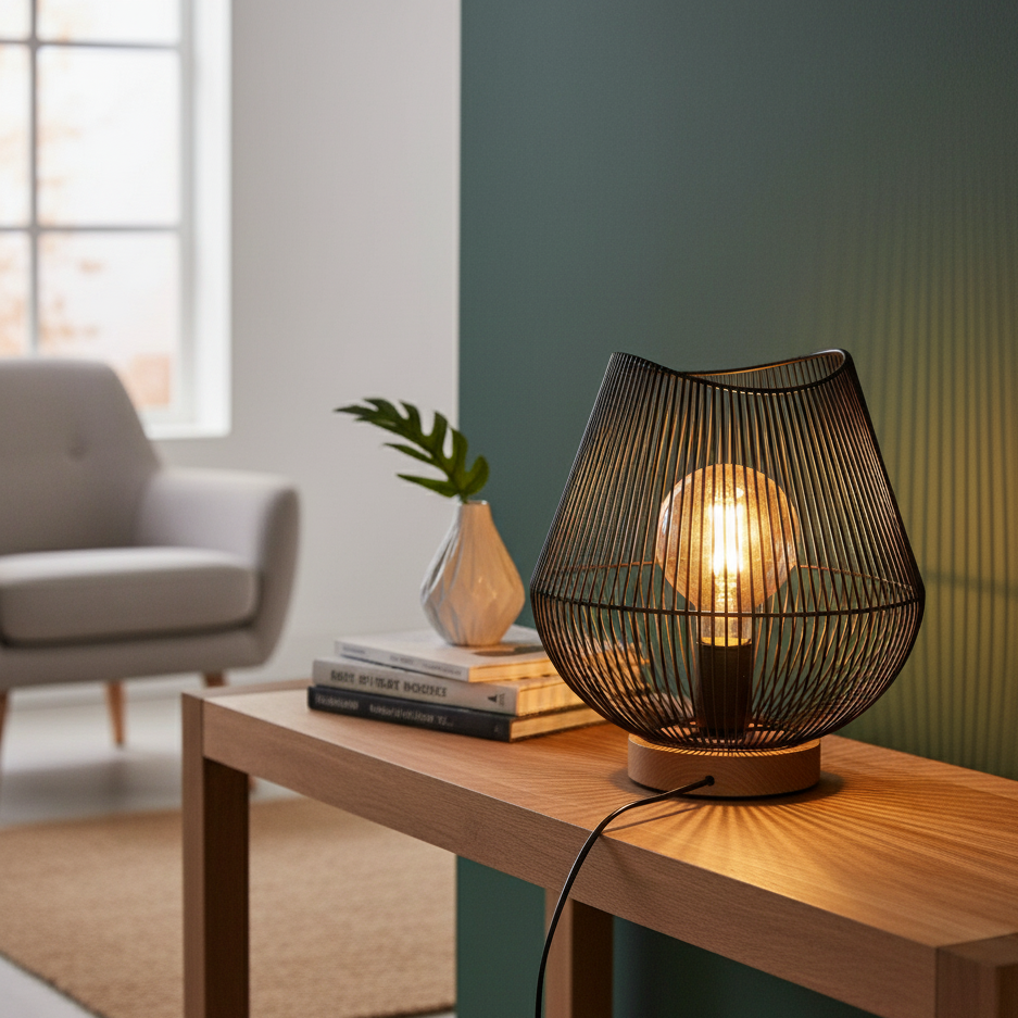 Vespera bordslampa – Industriell charm