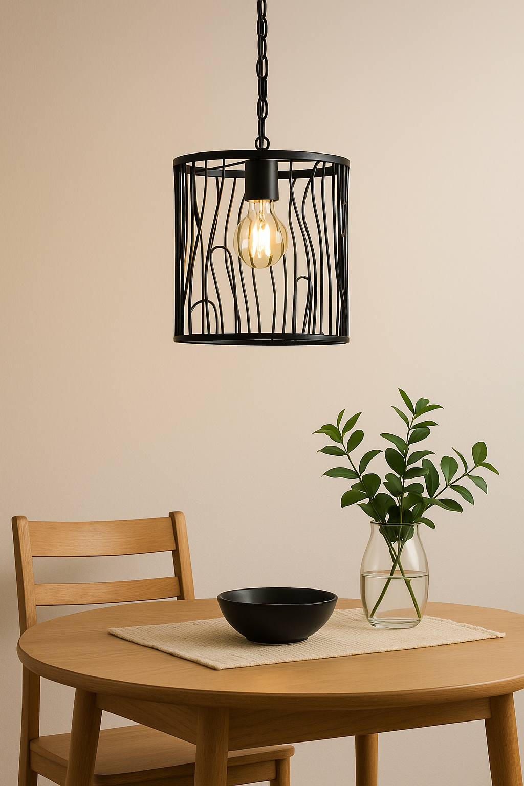Vivienne taklampa– Modern design med konstnärlig svärta